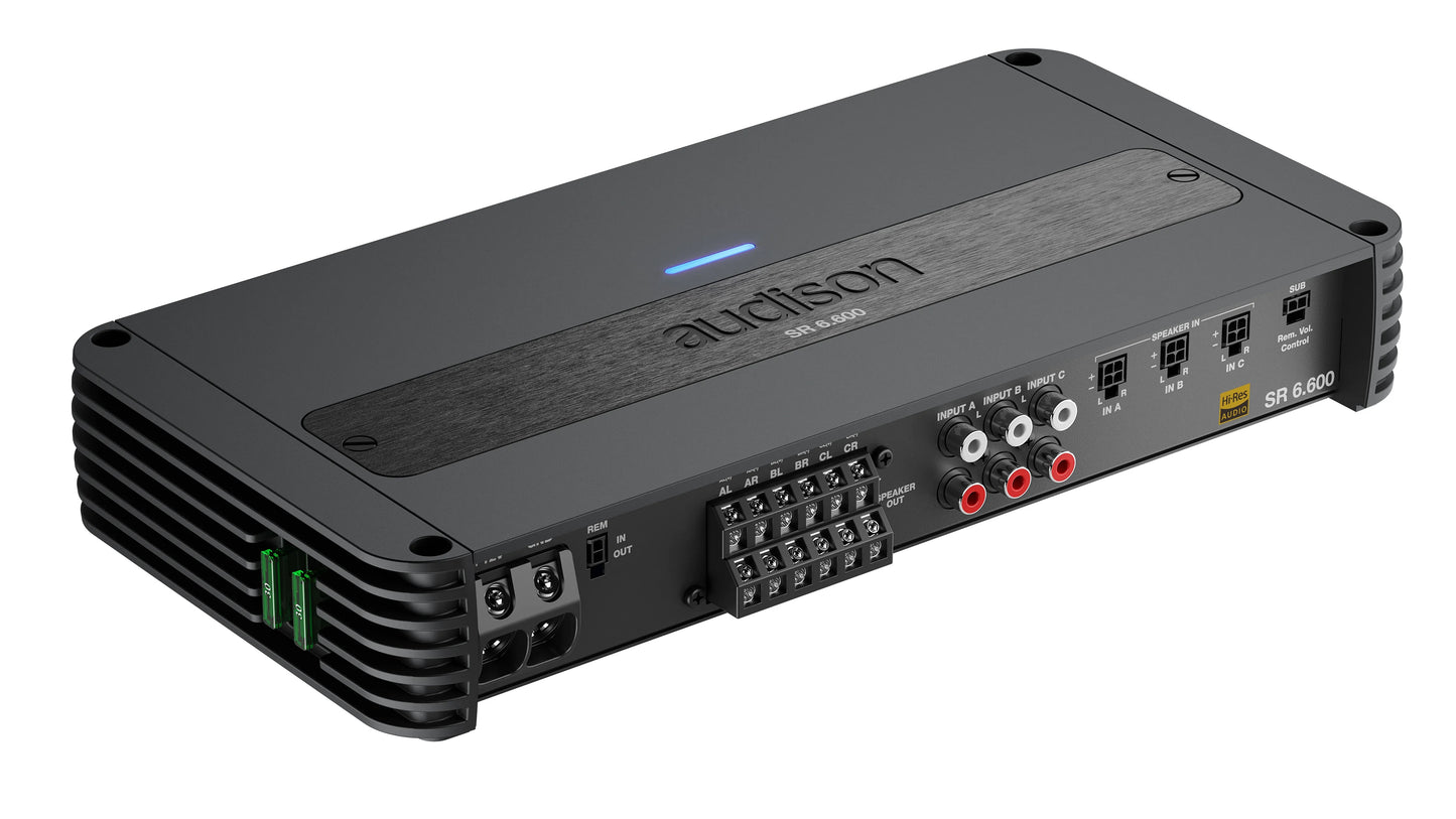 Audison - SR 6.600 - 6 CHANNEL AMPLIFIER 4x75W+2x90W