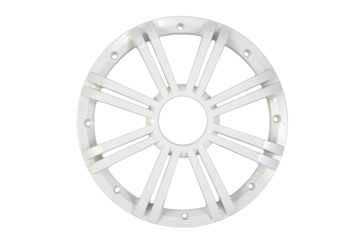 Kicker Marine 45KMG10W 10" Grill with LEDs (White)