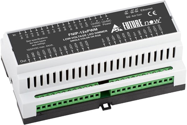 P5 - FNIP-12XPWM - 12 CHANNEL ETHERNET LOW-VOLTAGE LED DIMMER