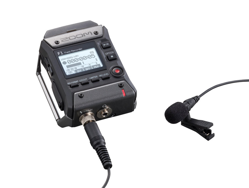 ZOOM TWO TRACK FIELD RECORDER WITH LAVALIER