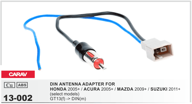 Antenna Adapter Honda / Mazda / Suzuki to Bullet