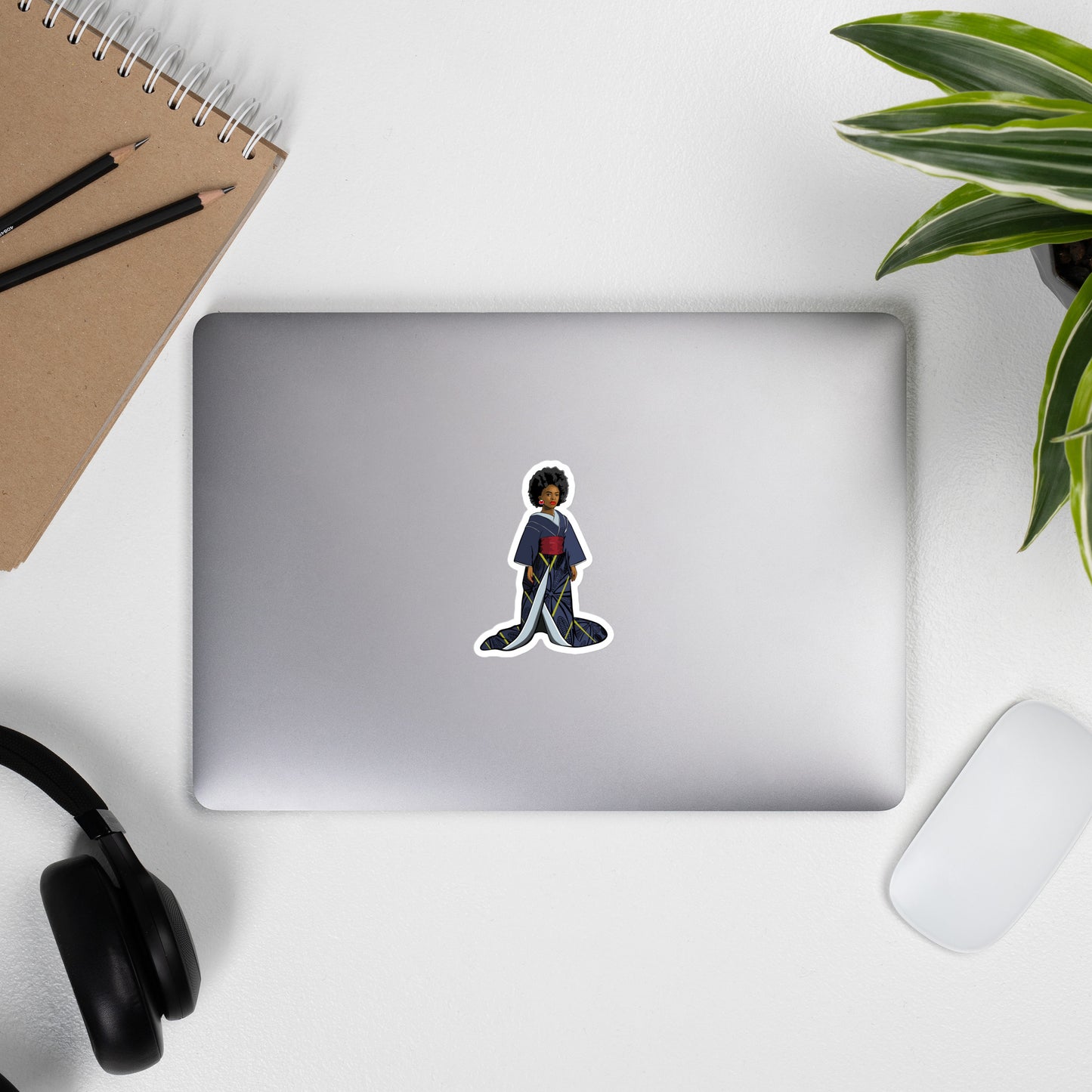 Afro-Geisha Bubble-free stickers