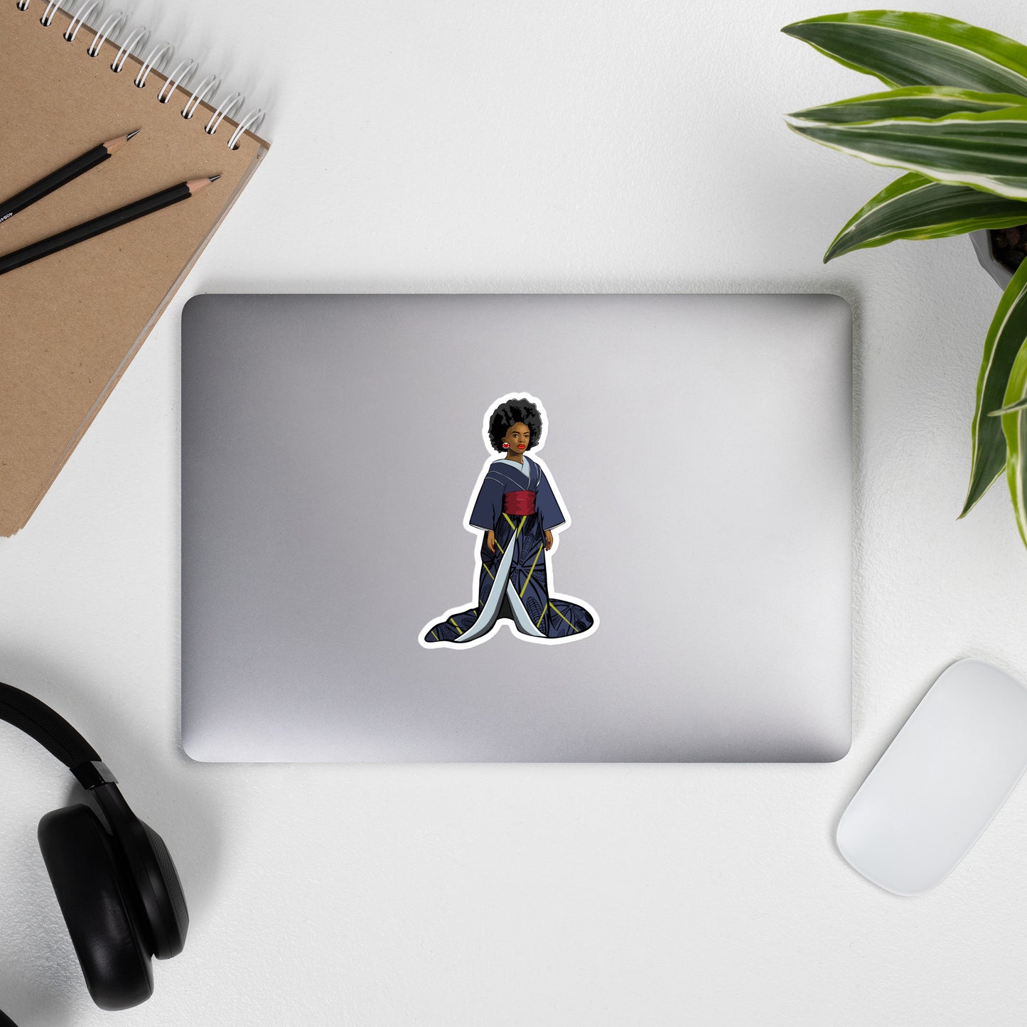 Afro-Geisha Bubble-free stickers