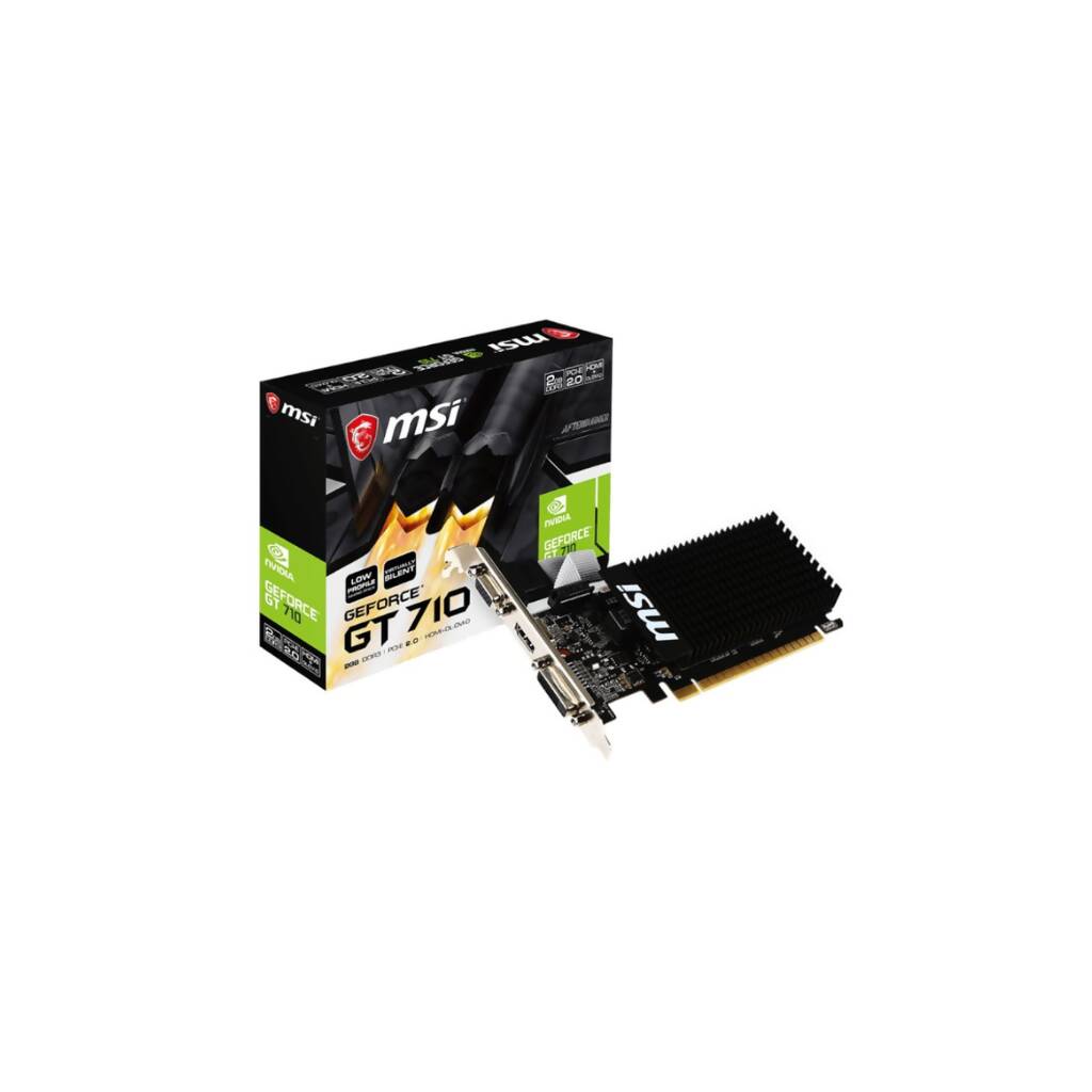 MSI Nvidia GeForce GT 710 2GD3H 2GB 64-BIT Graphics Card