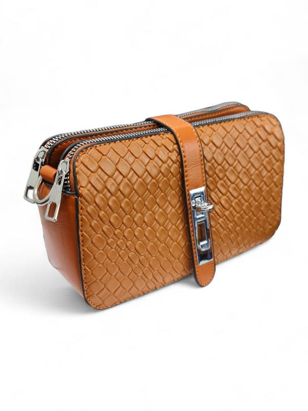 Ladies BAG - TAN - STRAP Included - ±13×21 Cm - Image 4