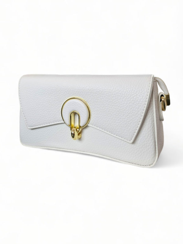 Ladies BAG - WHITE - Straps Included - ±13×24 Cm