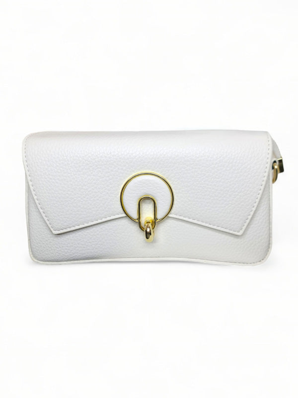 Ladies BAG - WHITE - Straps Included - ±13×24 Cm - Image 3