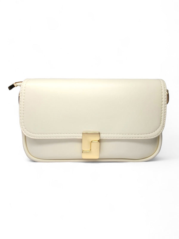 Ladies BAG - CREAM - STRAP Included - ±14×24 Cm - Image 3