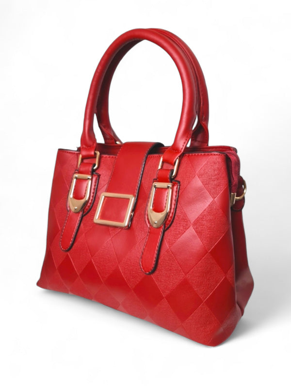 Ladies BAG - RED - STRAP Included - ±21×29 Cm