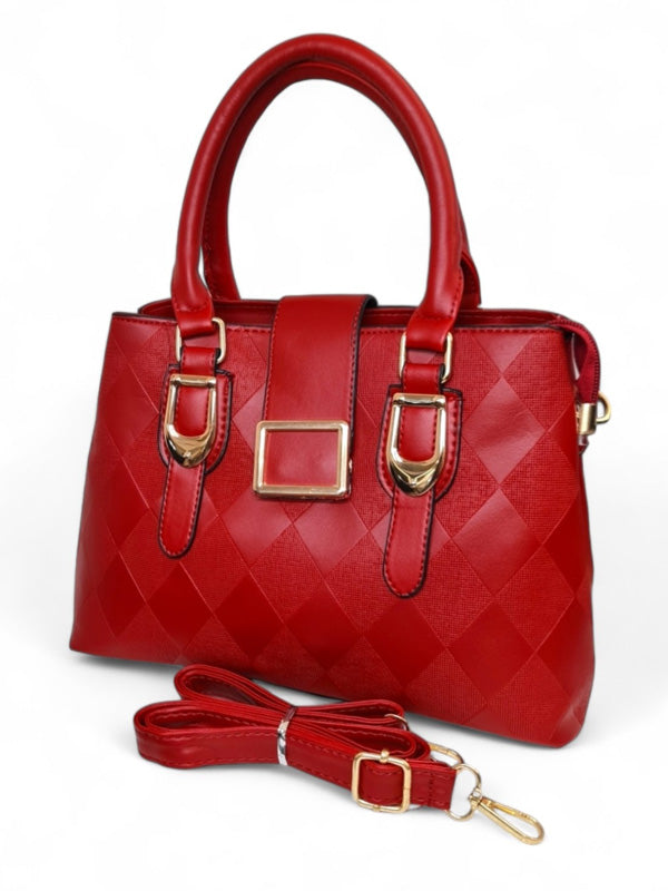 Ladies BAG - RED - STRAP Included - ±21×29 Cm - Image 2