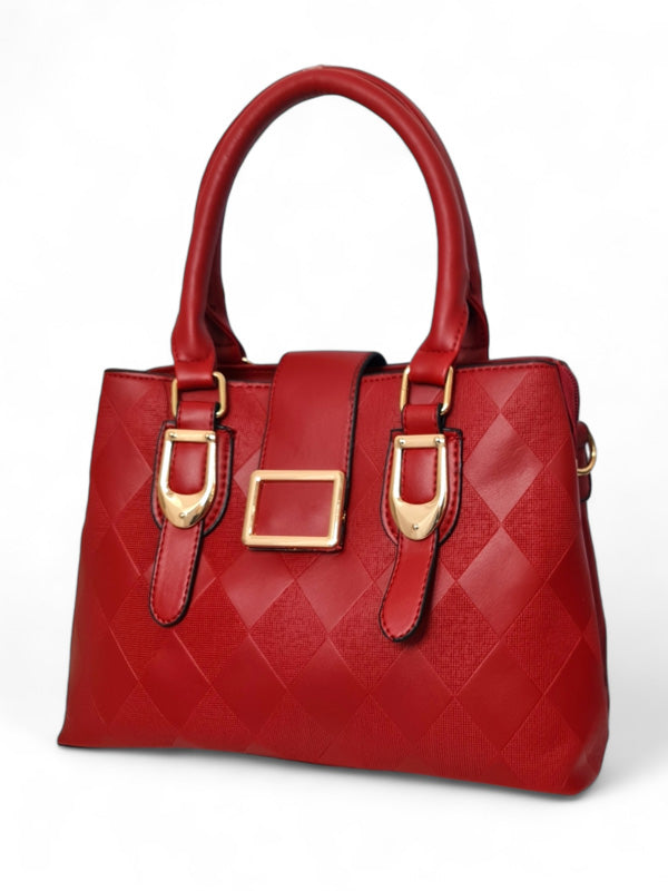 Ladies BAG - RED - STRAP Included - ±21×29 Cm - Image 4