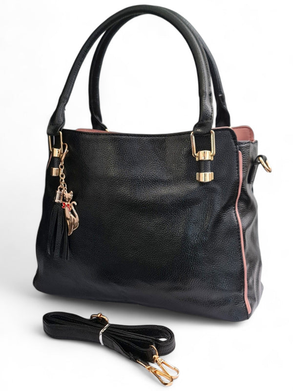 Ladies BAG - BLACK ±24×32.5×14 Cm