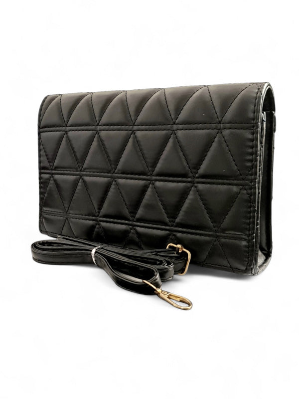 Ladies BAG - BLACK - STRAP Included - ±14×21 Cm - Image 2