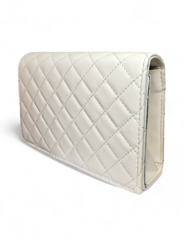 Ladies BAG - CREAM - STRAP Included - ±14×21 Cm