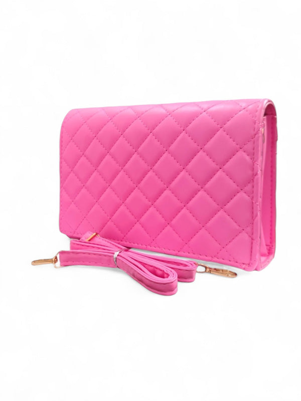 Ladies BAG - LIGHT PINK - STRAP Included - ±14×21 Cm - Image 2