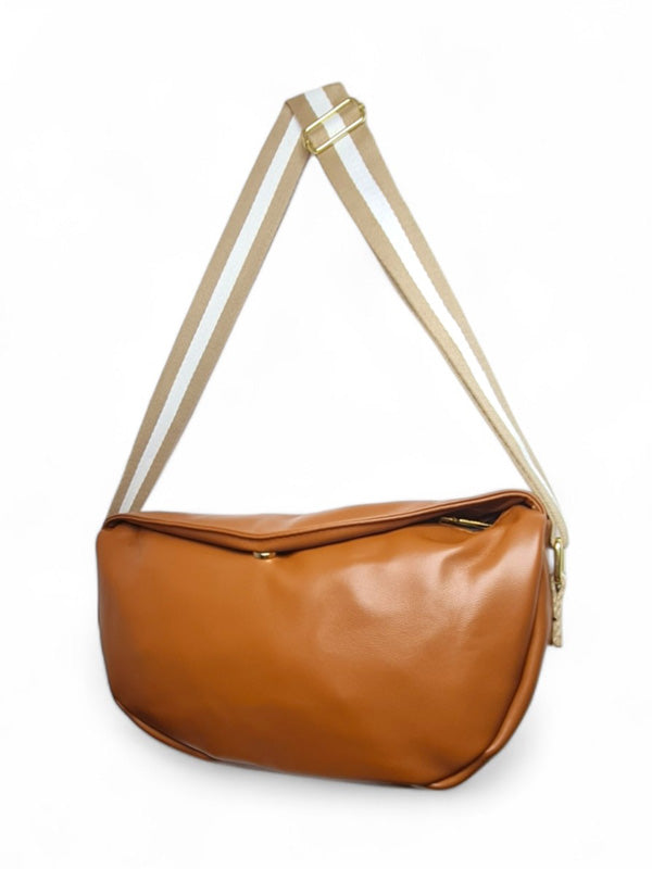 Ladies BAG - LIGHT BROWN - ±19×35 Cm