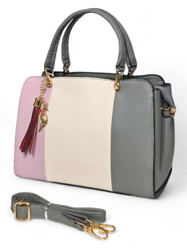 Ladies BAG - GREY ±20×27×11 Cm
