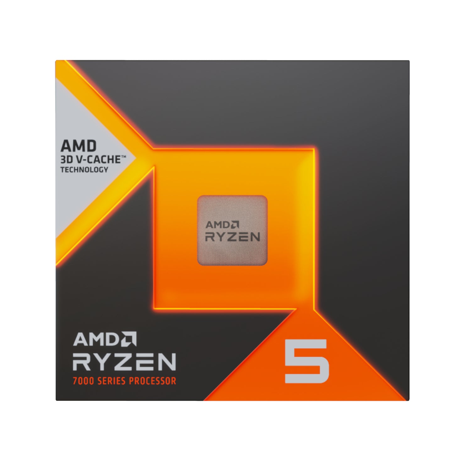 AMD RYZEN 5 7500X3D 6-Core 4.0GHz AM5 CPU - alternate product view 2