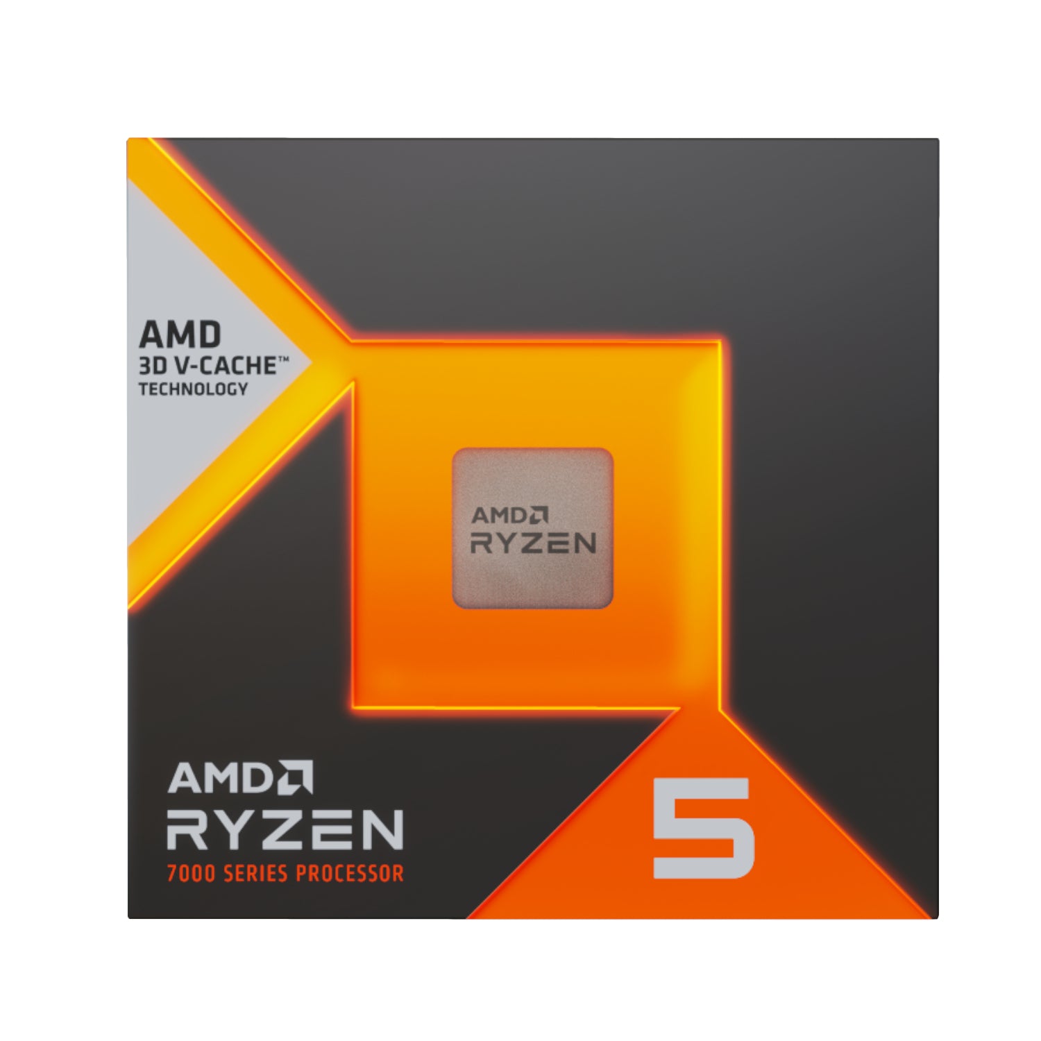 AMD RYZEN 5 7500X3D 6-Core 4.0GHz AM5 CPU - alternate product view 2