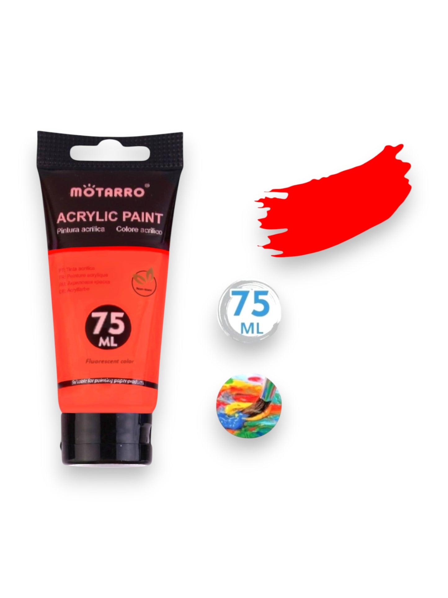 Motarro Acrylic Fluorescent PAINT 75 ML