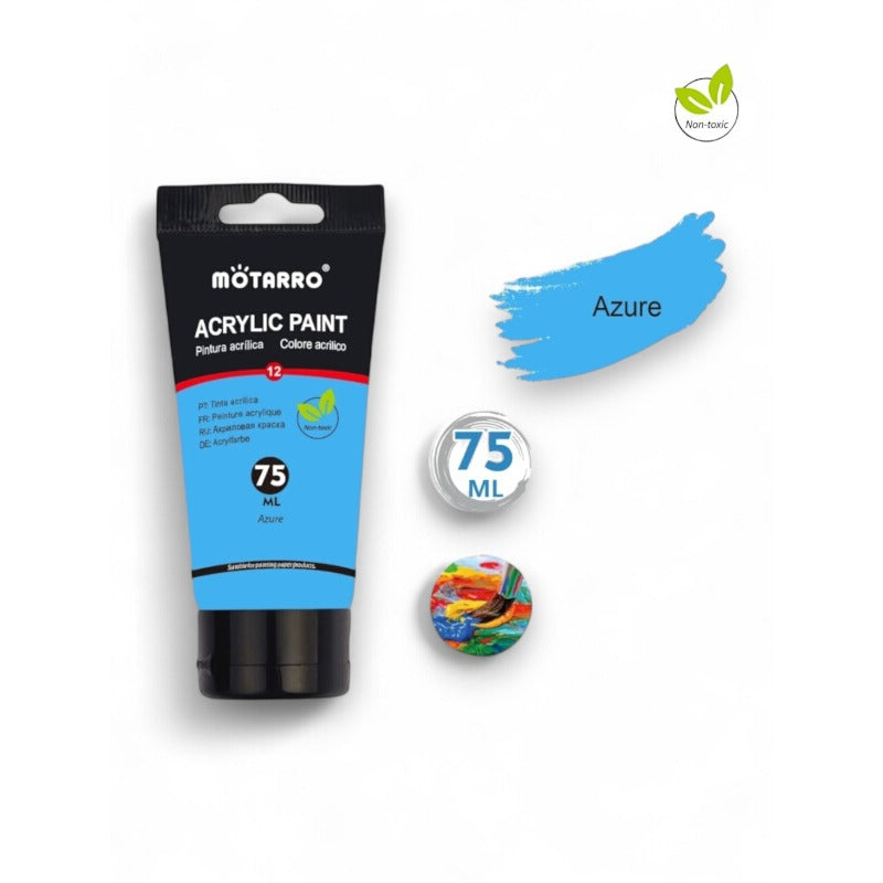 Motarro Acrylic PAINT - AZURE - 75 Ml