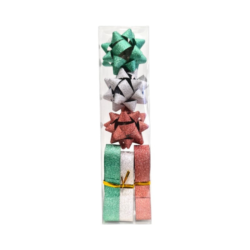 Gift Bows (5 cm) & Ribbon (1.5 cm x 3 m) Set