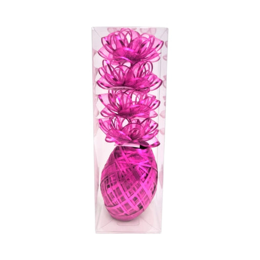 Gift Bows Organza Cerise (5 cm) & Cob Ribbon (10 m) Set