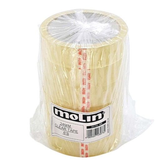 Sellotape Clear - 24 mm, Pack 6
