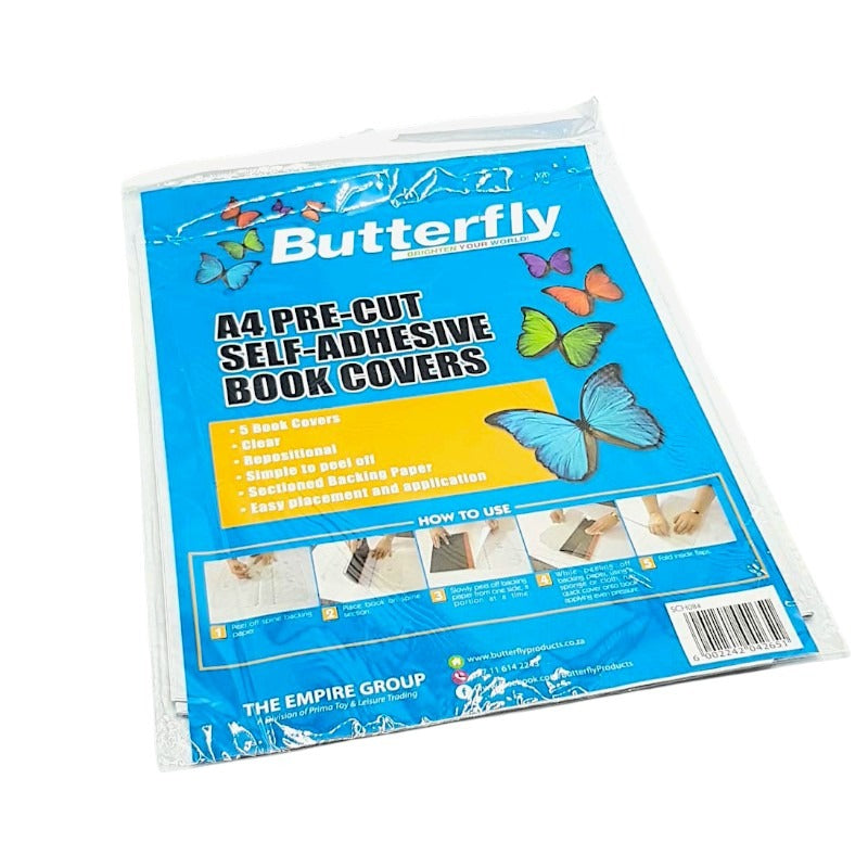 Self Adhesive Precut A4 Book Covers - 5 Sheets - Image 2