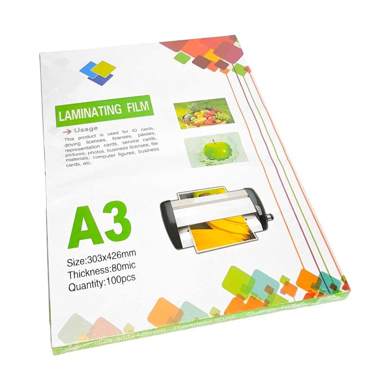 A3 Laminating POUCH - 160 Micron - 80+80 Micron - 100 Sheets - NO - NAME - Image 2