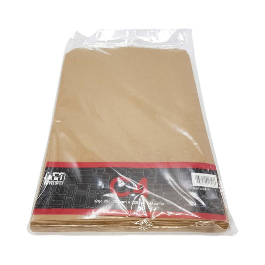 Envelopes Selfseal C4 25PC BROWN FOR A4 - 324MMx229 MM (01 - 2379)