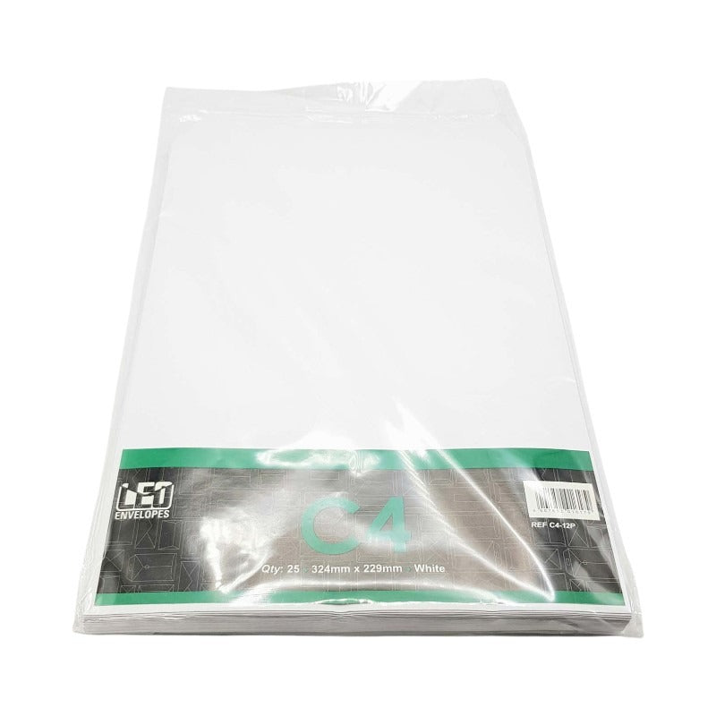 Envelopes Selfseal C4 25PC WHITE FOR A4 - 324MMx229 MM (01 - 2378)