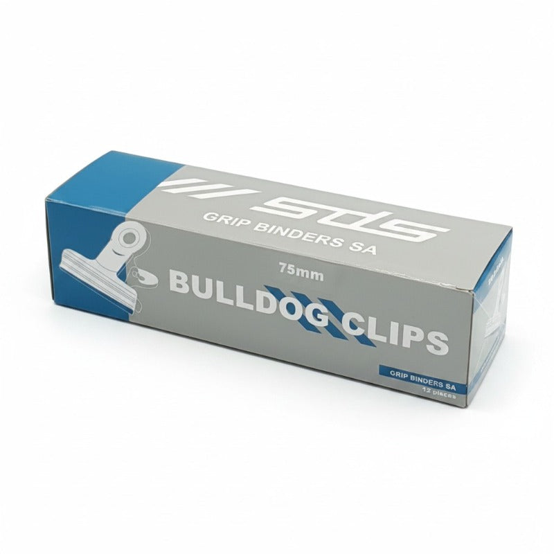 Bulldog Clips - 75 mm, Box Of 12