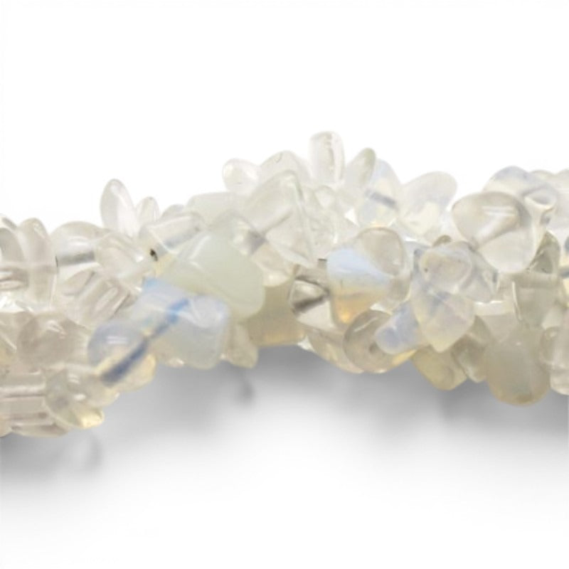 Moonstone/clear Quartz - Small Chip (+/ - 5 - 8 mm)