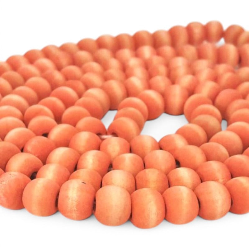 Washed Wooden Beads - Round - 10 mm, Hole 2 mm