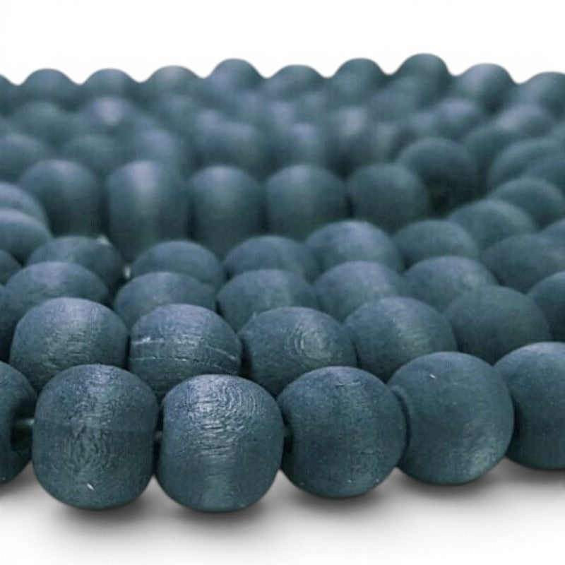 Washed Wooden Beads - Round - 10 mm, Hole 2 mm