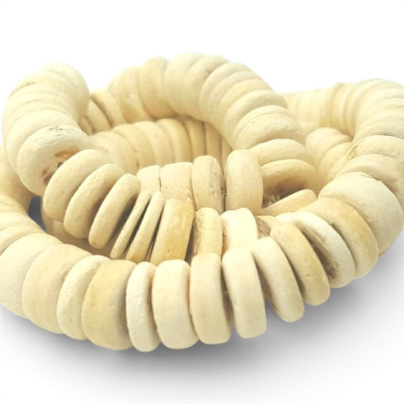 Wood Coco - 10 mm Disc, Col.bleached