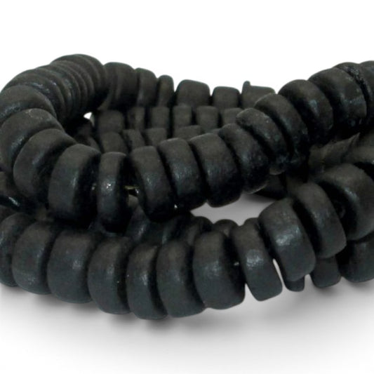 Wood Coco - 4 - 5 mm Disc, Col.black