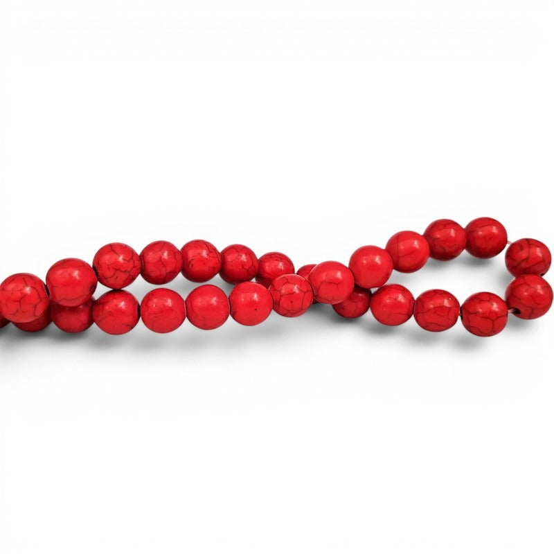 Synthetic AGED STONE RED - 14 Mm