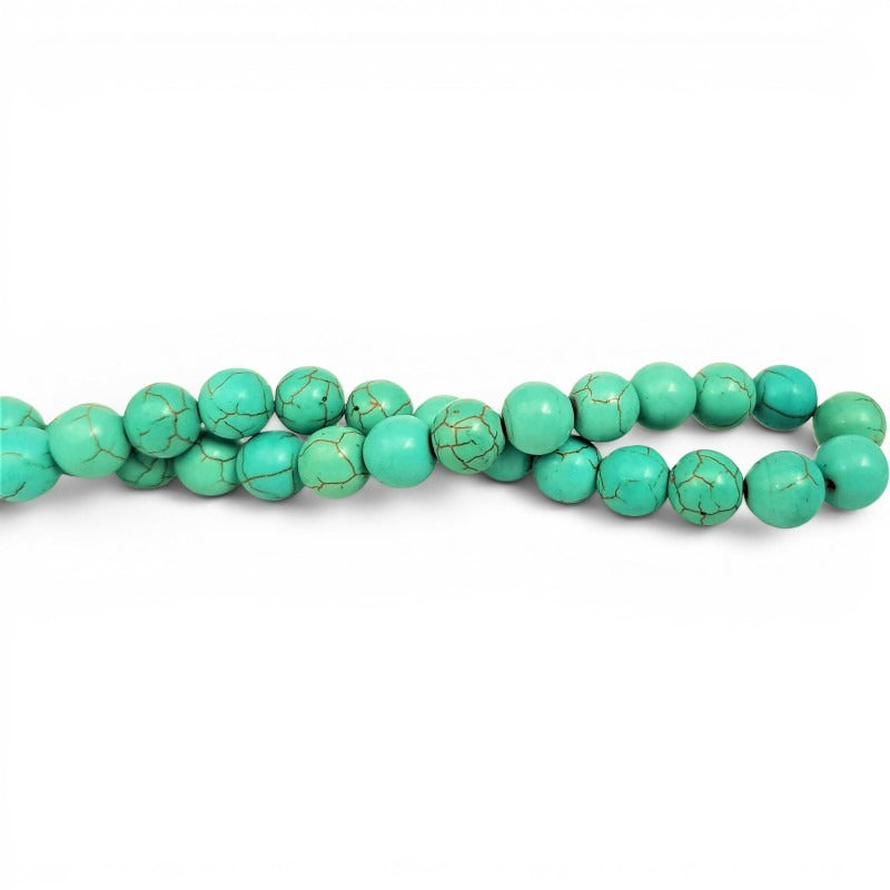 Synthetic Aged Stone Turquoise - 10 mm