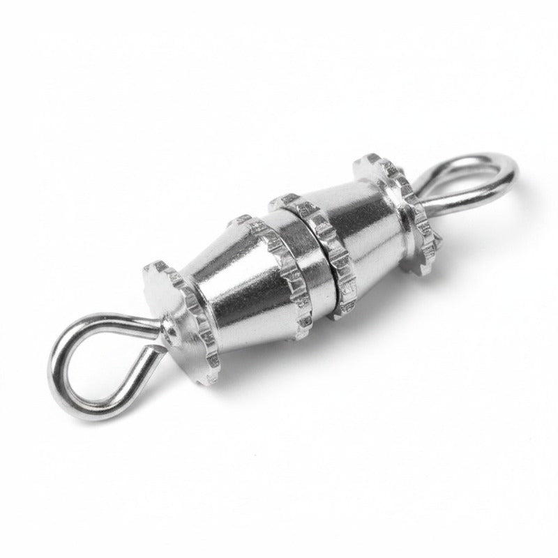 Findings - Barrel Screw Clasp 7.5x4 mm - With Loop - Nickel Plated