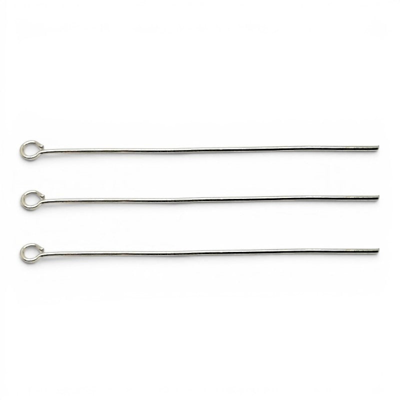 Findings Eyepin 50 mm - Nickel Plated
