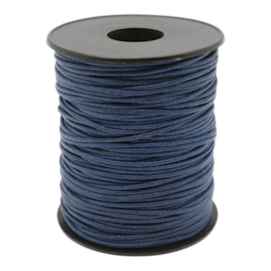 Waxed Cord - 1.5 mm - Dark Blue