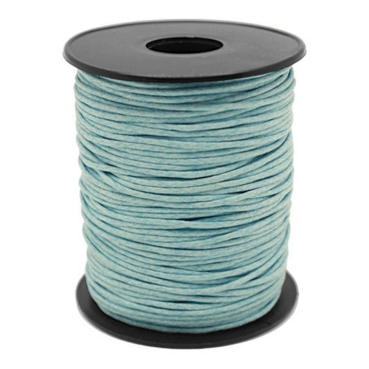 Waxed Cord - 1.5 mm - Light Blue