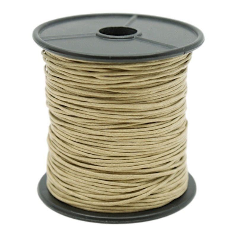 Waxed Cord - 1.5 mm - Beige