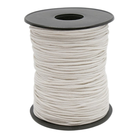 Waxed Cord - 1.5 mm - White