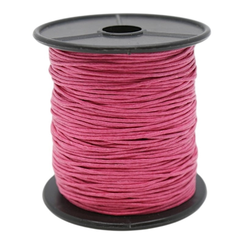 Waxed Cord - 1.5 mm - Cerise