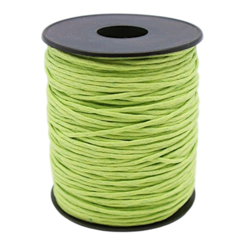 Waxed Cord - 1.0 mm - Lime