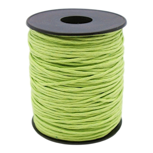 Waxed Cord - 1.0 mm - Lime