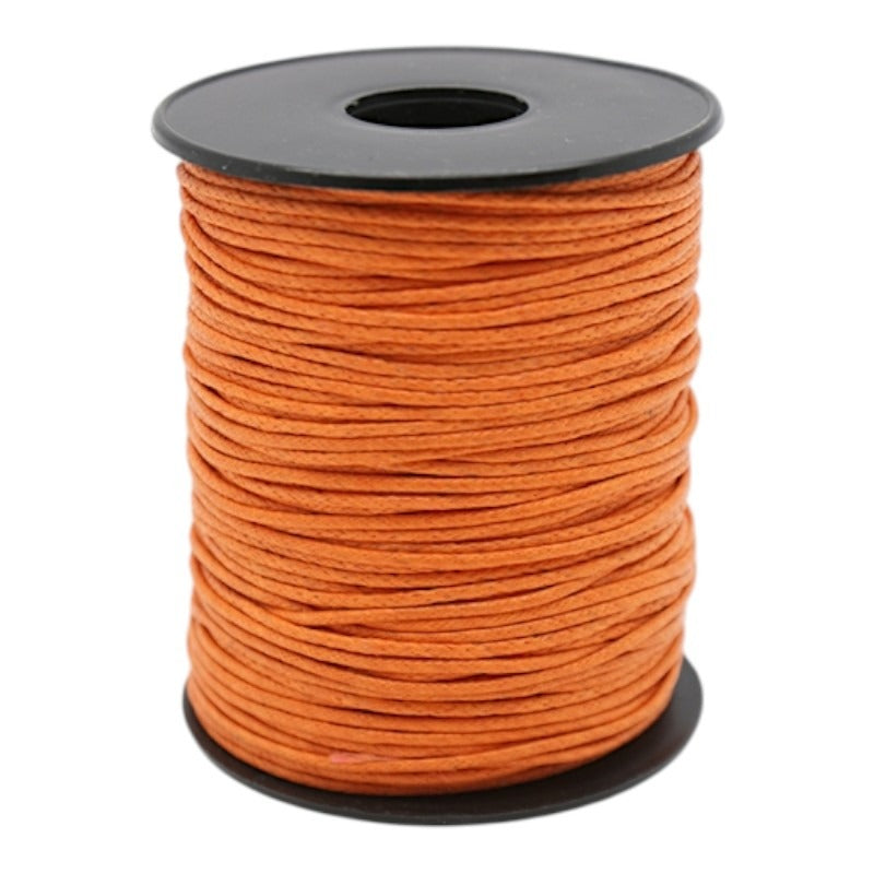 Waxed Cord - 1.0 mm - Orange